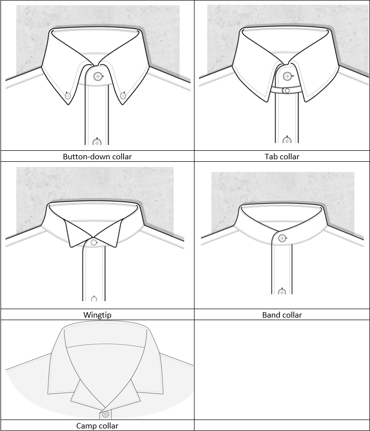 Buy > different types of shirt styles > in stock